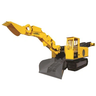 Podzemnom tuneli ťažba nakladač